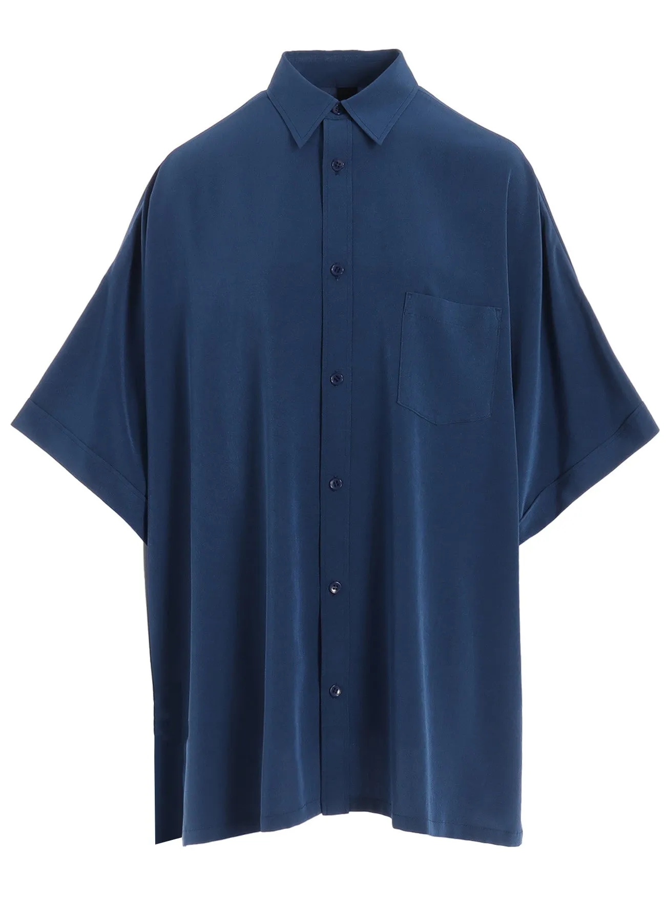 CREPE DE CHINE FRONT DOLMAN BIG SHIRT SHORT SLEEVES sold by Yohji Yamamoto product image thumbnail 2