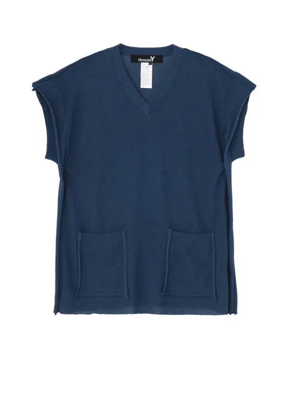 PAPER YARN V NECK KNIT sold by Yohji Yamamoto