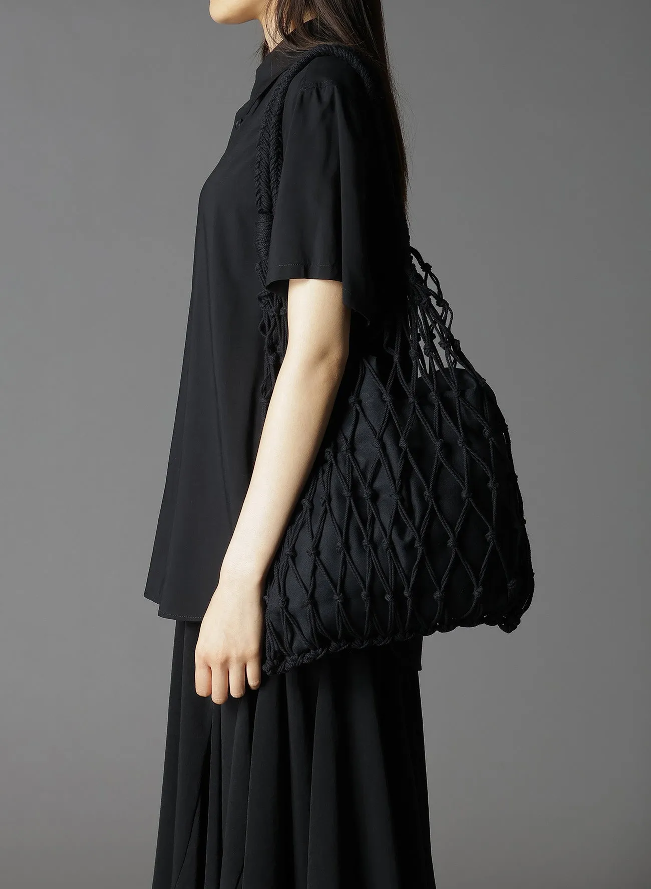 ROPE STRINGS MACRAME BAG sold by Yohji Yamamoto product image thumbnail 4
