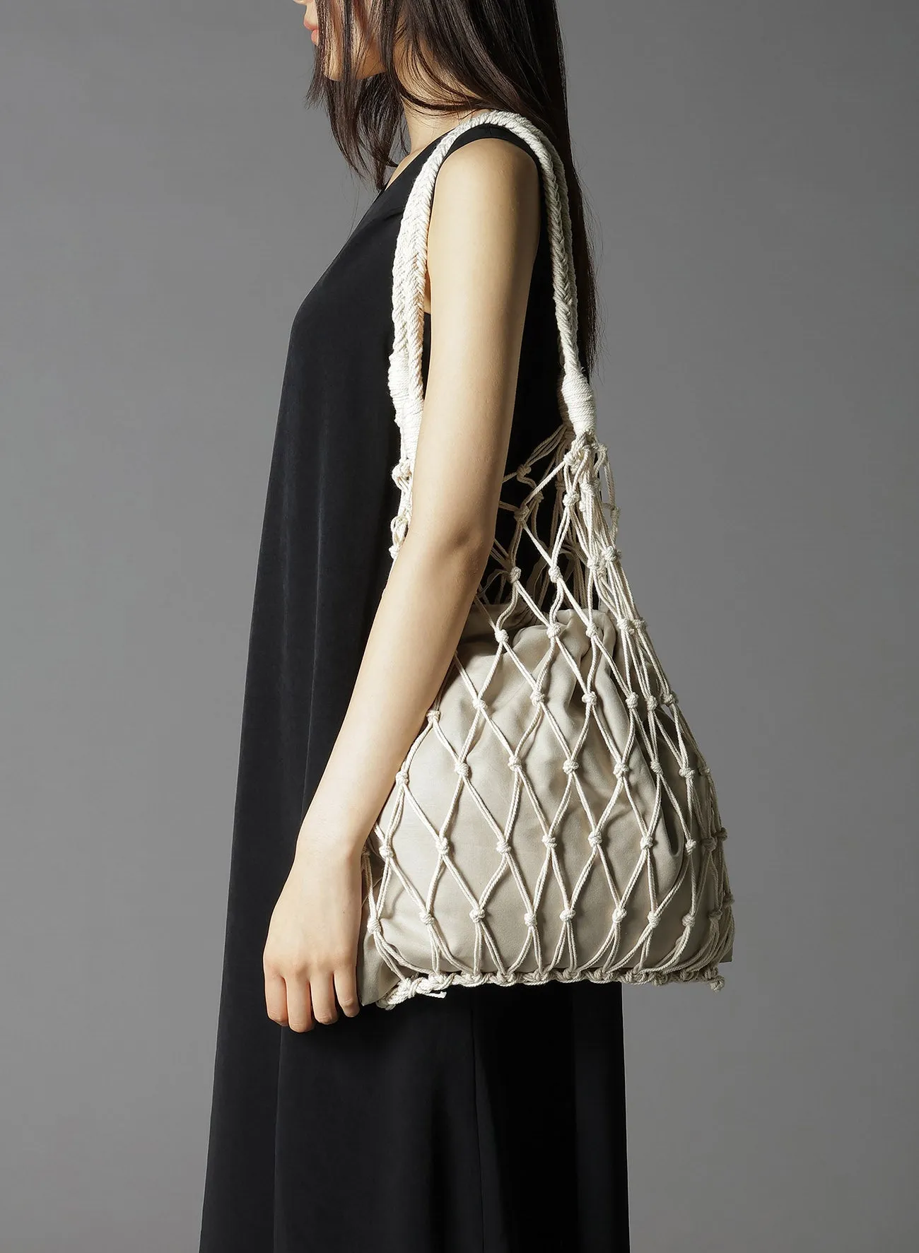 ROPE STRINGS MACRAME BAG sold by Yohji Yamamoto product image thumbnail 3