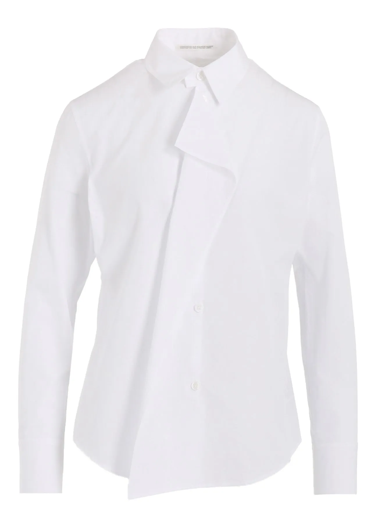 P・100/2 BROAD RUFFLE DETAIL SHIRT sold by Yohji Yamamoto product image thumbnail 2