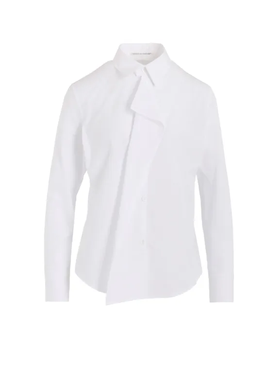 P・100/2 BROAD RUFFLE DETAIL SHIRT sold by Yohji Yamamoto