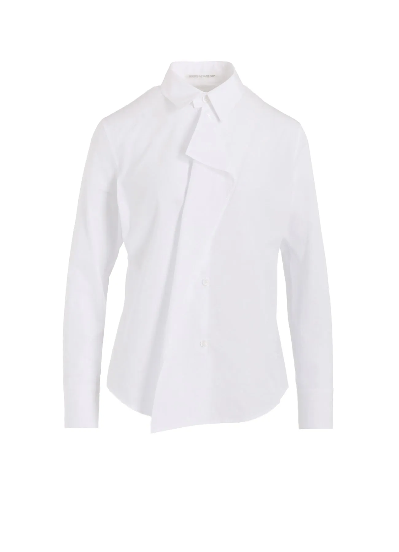 P・100/2 BROAD RUFFLE DETAIL SHIRT sold by Yohji Yamamoto