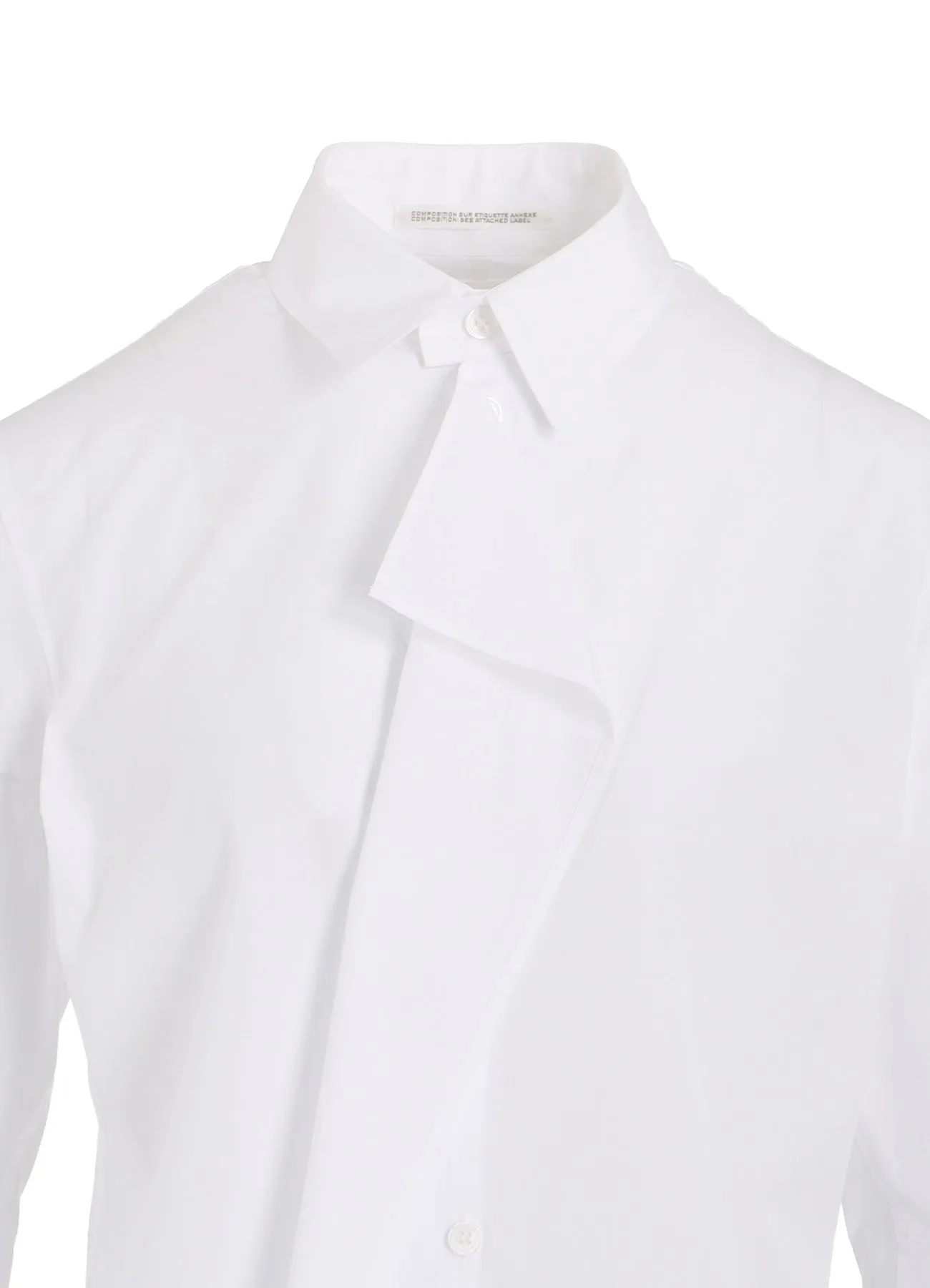 P・100/2 BROAD RUFFLE DETAIL SHIRT sold by Yohji Yamamoto product image thumbnail 5