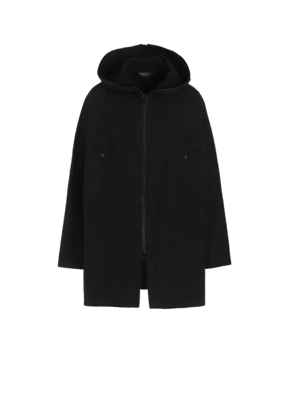 P・100/2 BROAD ZIP UP HOODIE SHIRT sold by Yohji Yamamoto