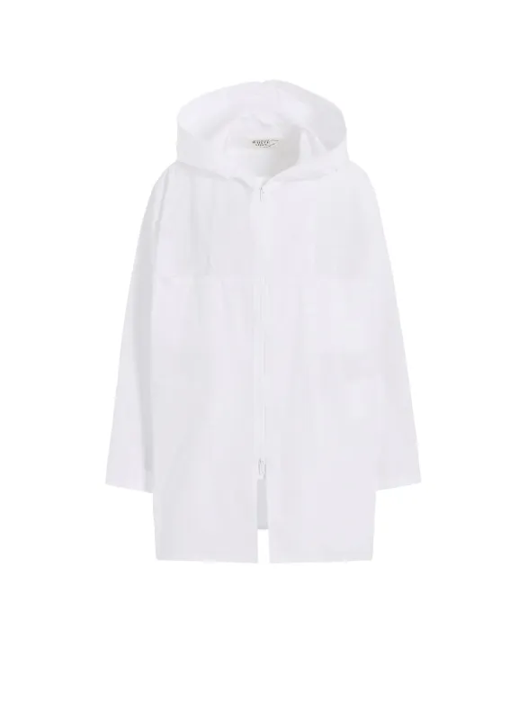 P・100/2 BROAD ZIP UP HOODIE SHIRT sold by Yohji Yamamoto