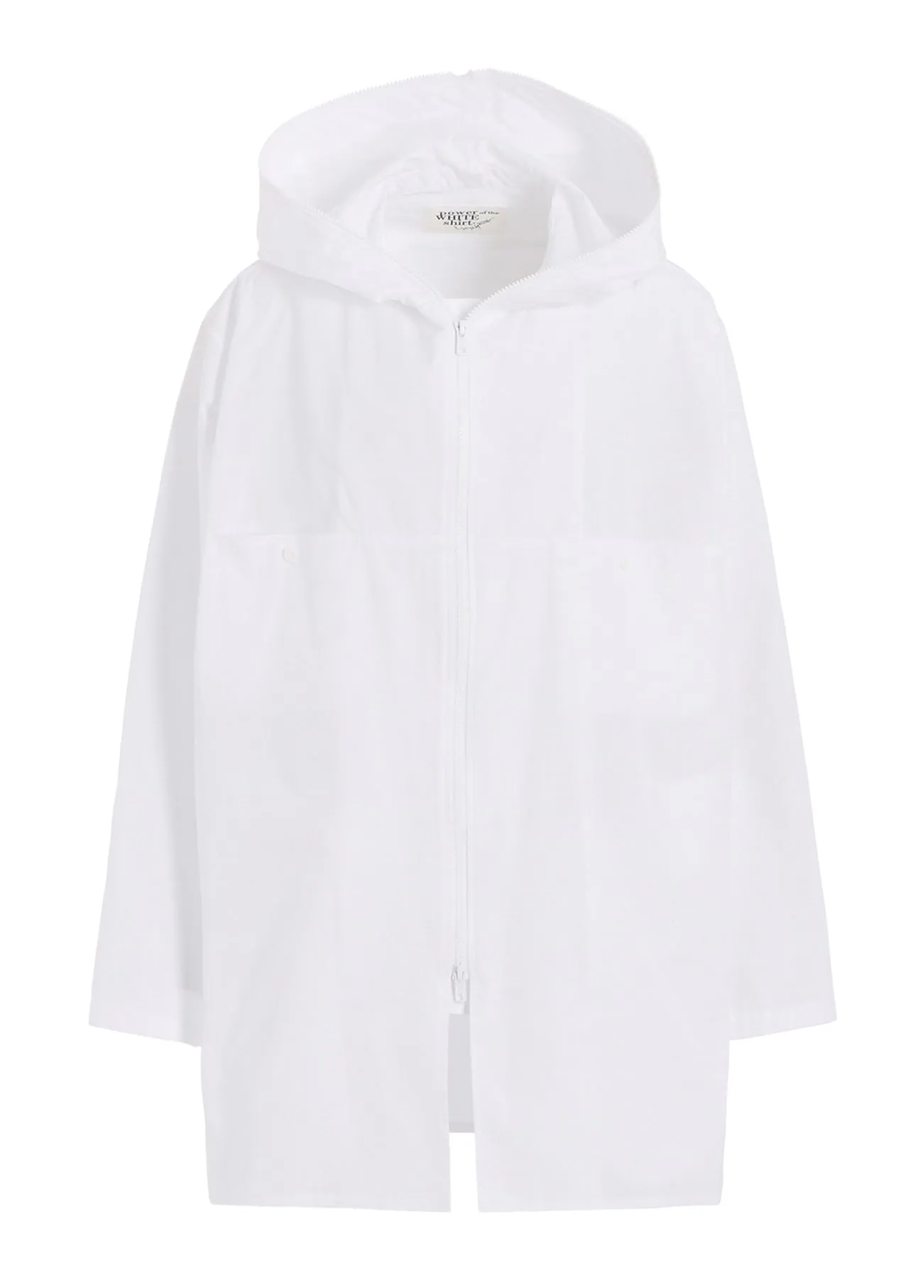 P・100/2 BROAD ZIP UP HOODIE SHIRT sold by Yohji Yamamoto product image thumbnail 2