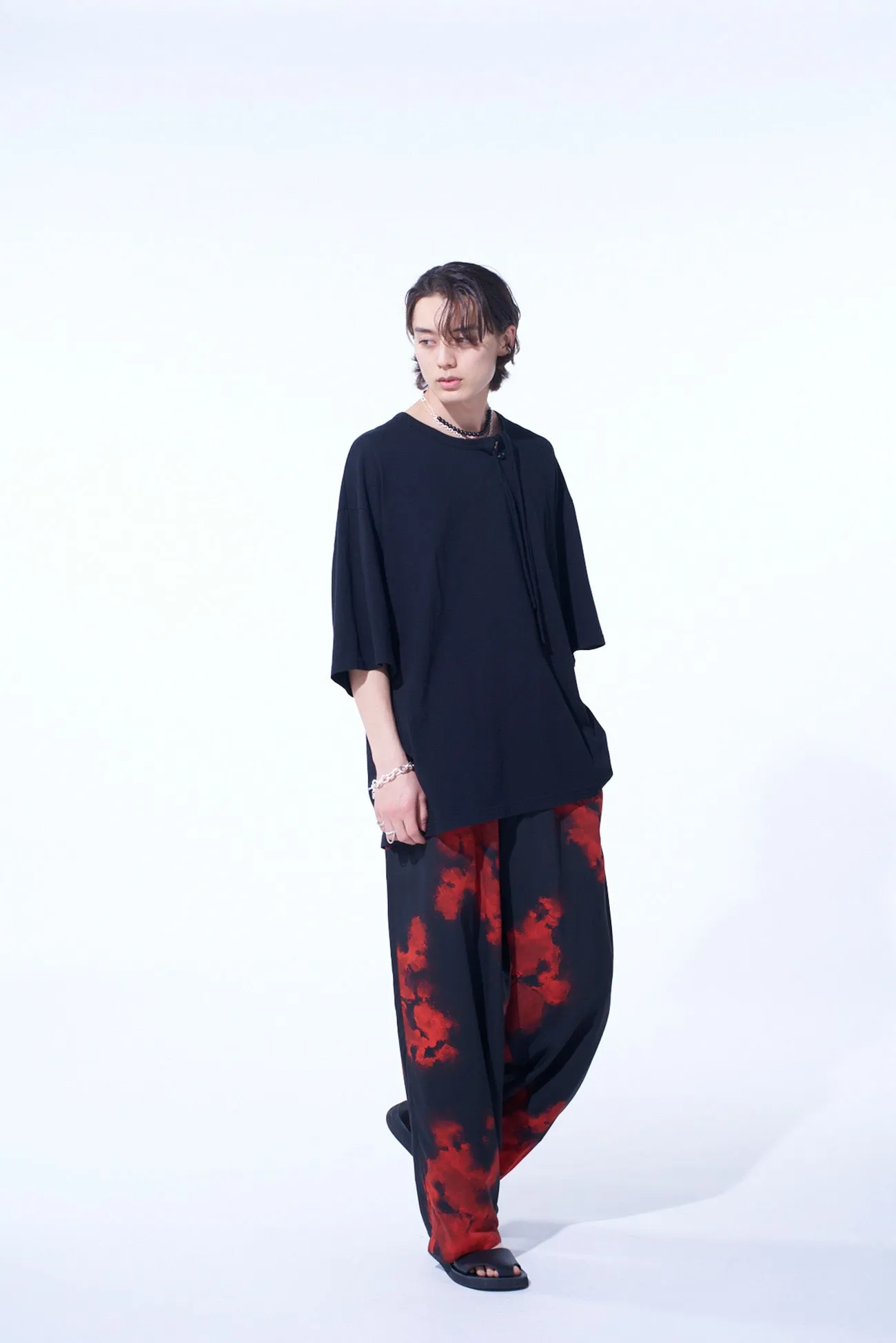 SOFT JERSEY ASYMMETRICAL SKIPPER T-SHIRT sold by Yohji Yamamoto product image thumbnail 5