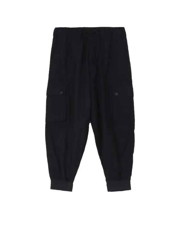 COTTON TWILL STANDARD RIBBED HEM CARGO sold by Yohji Yamamoto