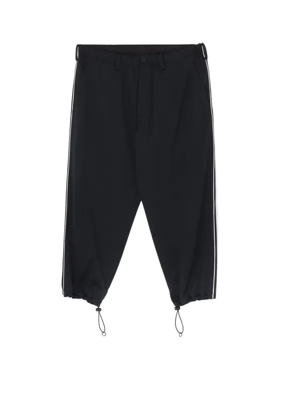 POLYESTER SMOOTH PIPING WIDE PANTS sold by Yohji Yamamoto