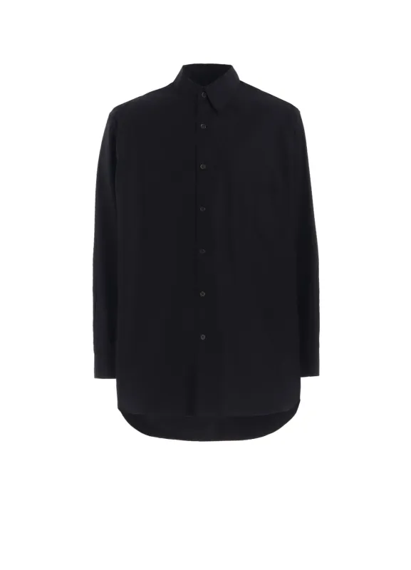 COTTON BROADCLOTH COLLAR CUT-OFF SHIRT sold by Yohji Yamamoto