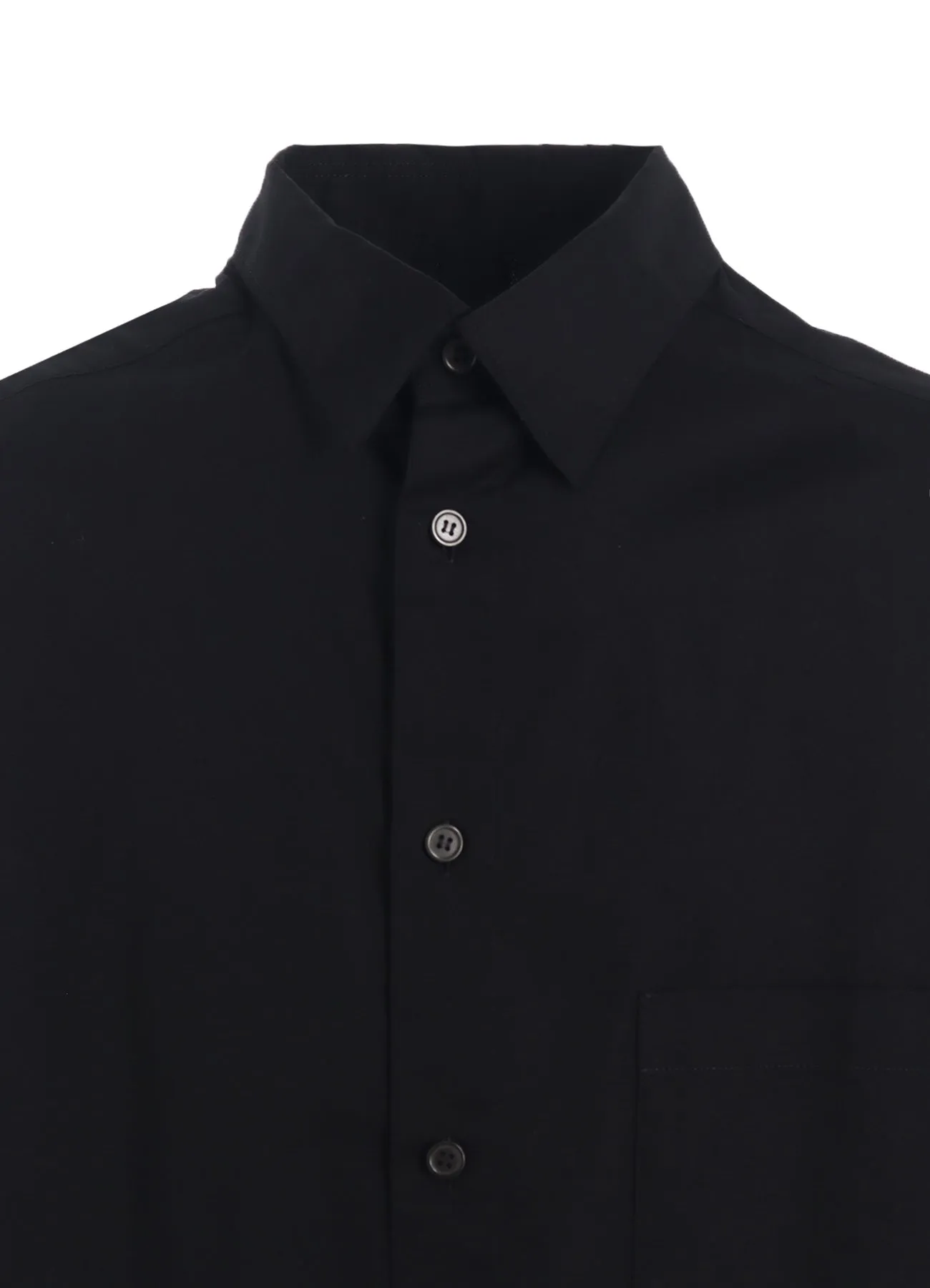 LIGHT COTTON TWILLL WASH ONC LEFT FRONT CUT-OUT SHIRT sold by Yohji Yamamoto product image thumbnail 5