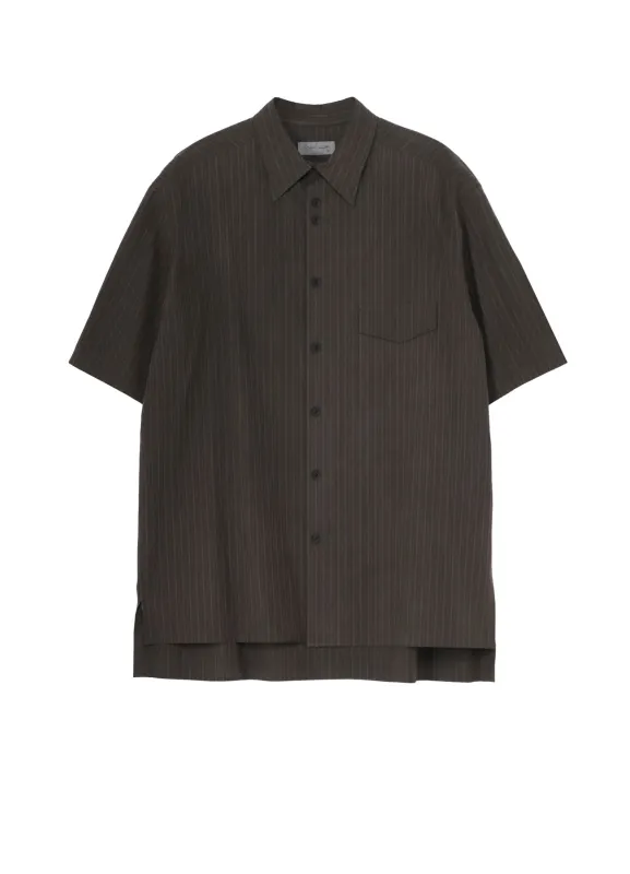 【4/19 10:01(JST) Release】【PIECE UNIQUE/THE SHOP】INK DYED ST SHORT SLEEVE BLOUSE sold by Yohji Yamamoto