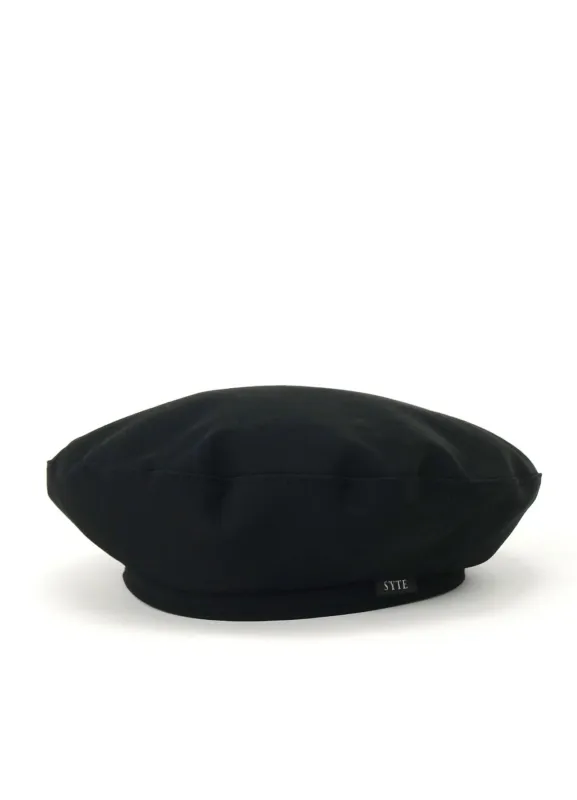WASHER WOOL GABARDINE BERET sold by Yohji Yamamoto