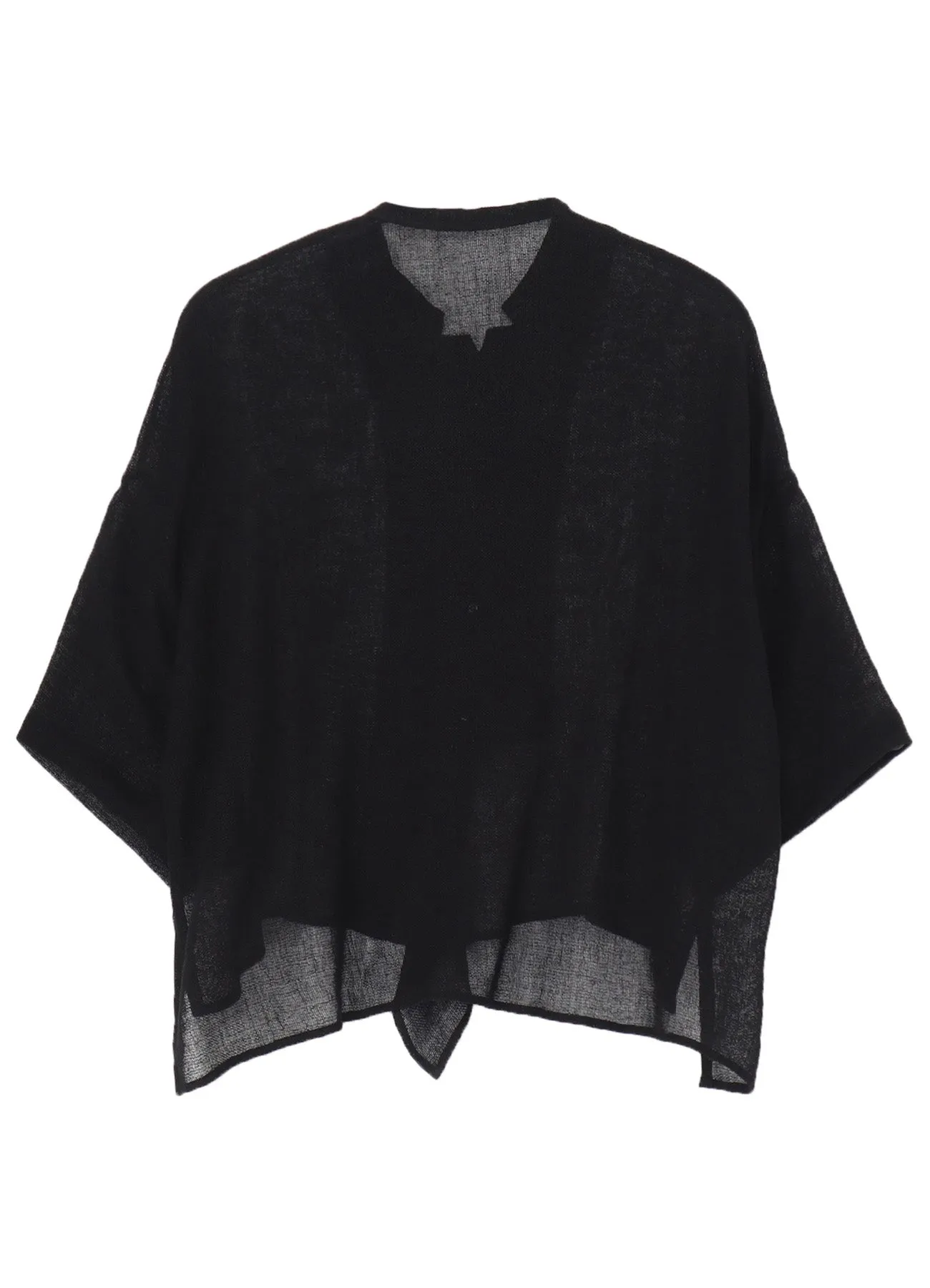 LENO CLOTH HALF SLEEVE BOX SHIRT sold by Yohji Yamamoto product image thumbnail 3