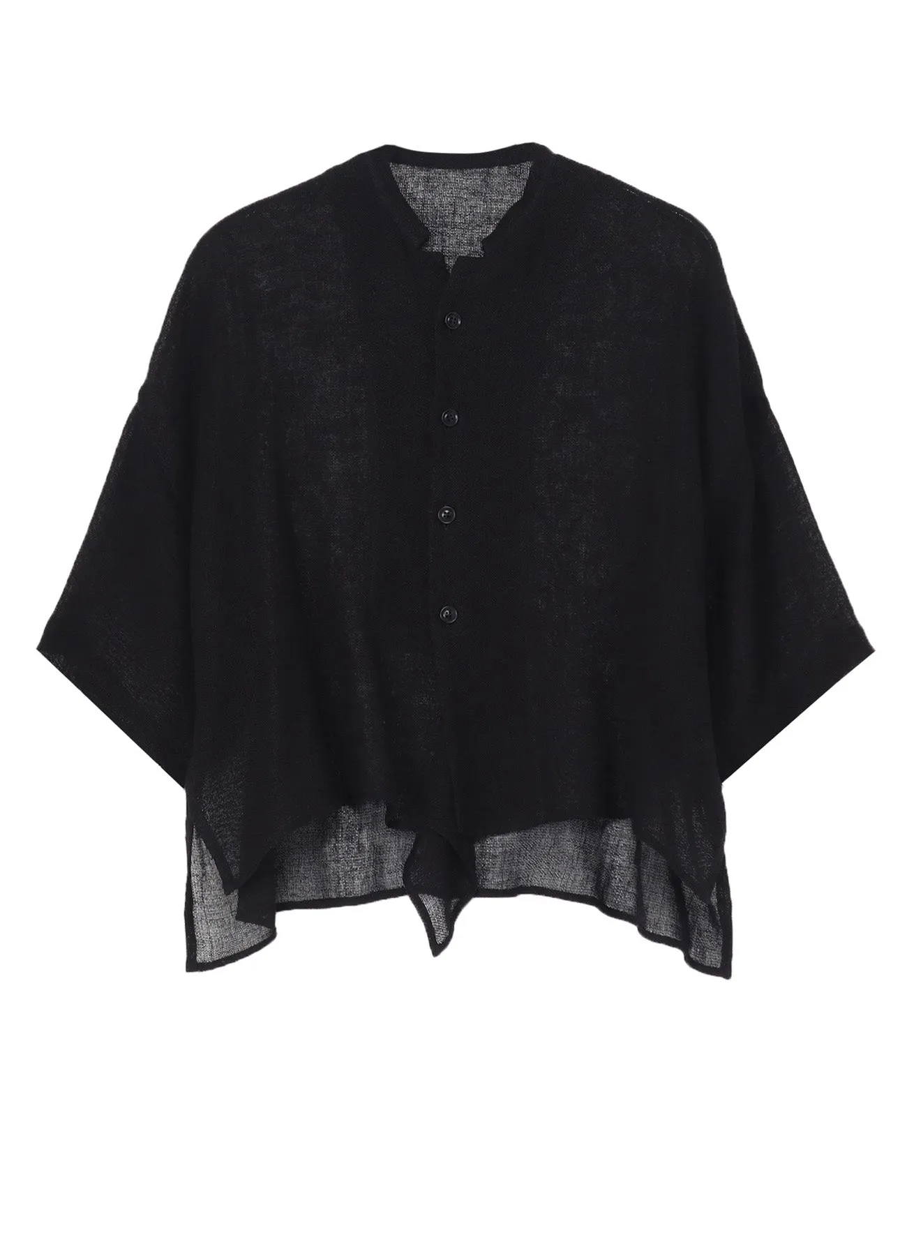 LENO CLOTH HALF SLEEVE BOX SHIRT sold by Yohji Yamamoto