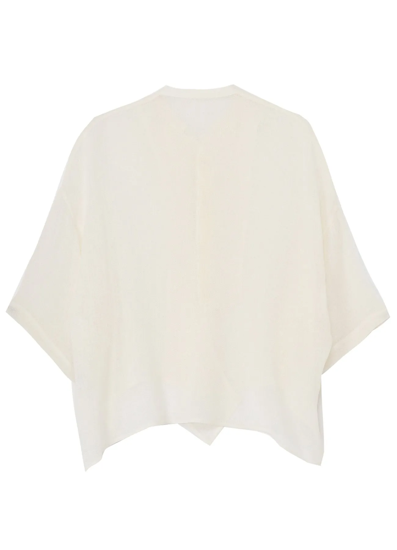 LENO CLOTH HALF SLEEVE BOX SHIRT sold by Yohji Yamamoto product image thumbnail 3