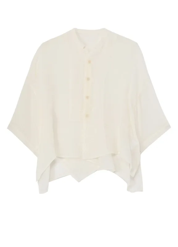 LENO CLOTH HALF SLEEVE BOX SHIRT sold by Yohji Yamamoto