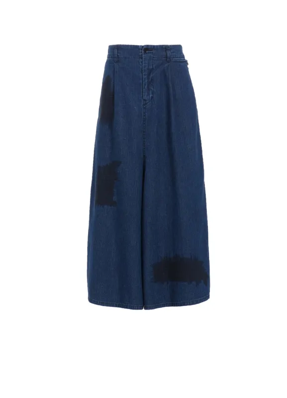 8OZ DENIM + DUNGAREE LEFT SIDE ZIPPER LONG SK sold by Yohji Yamamoto