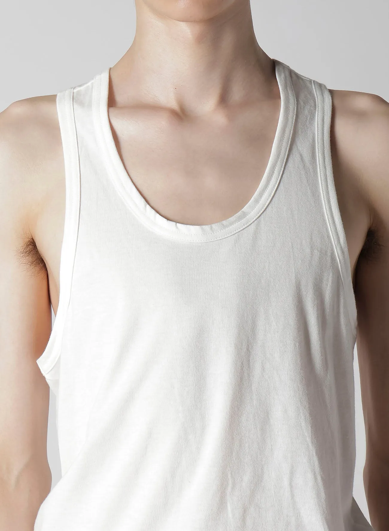 30/-PLAIN STITCH TANK TOP sold by Yohji Yamamoto product image thumbnail 3