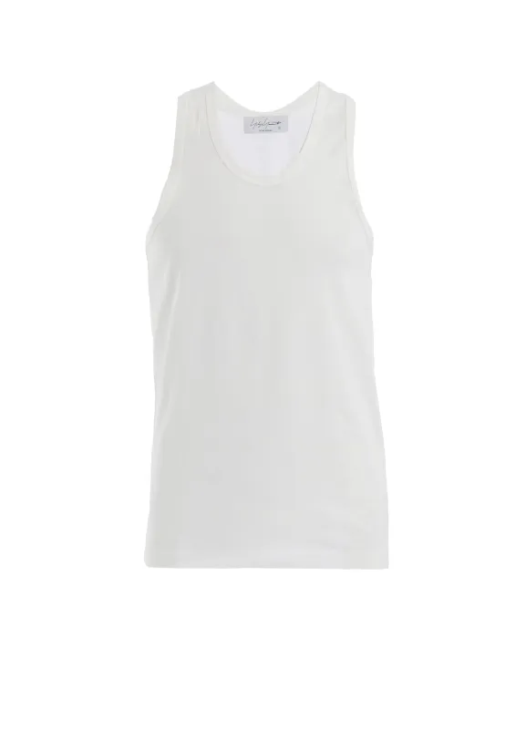 30/-PLAIN STITCH TANK TOP made by Yohji Yamamoto