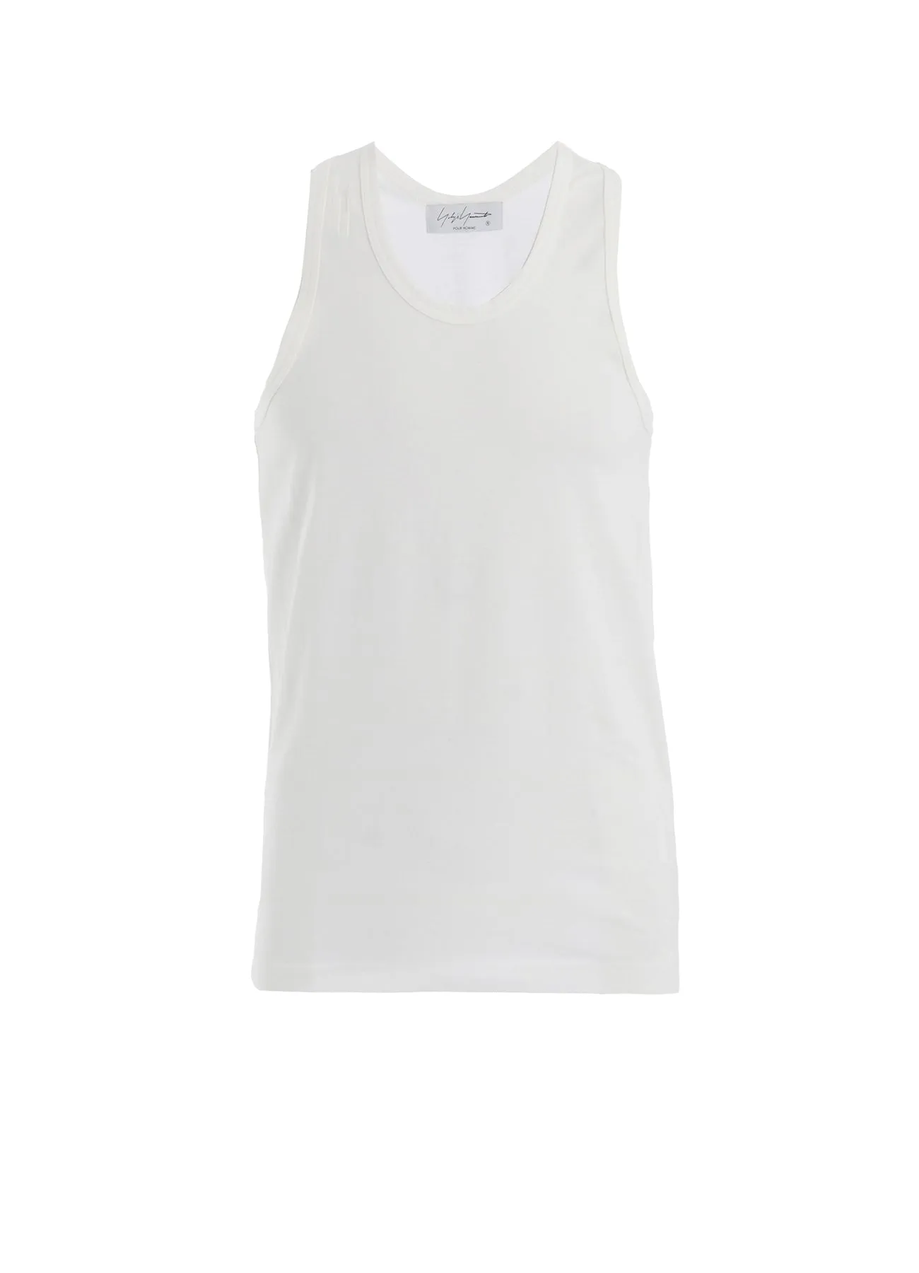 30/-PLAIN STITCH TANK TOP sold by Yohji Yamamoto