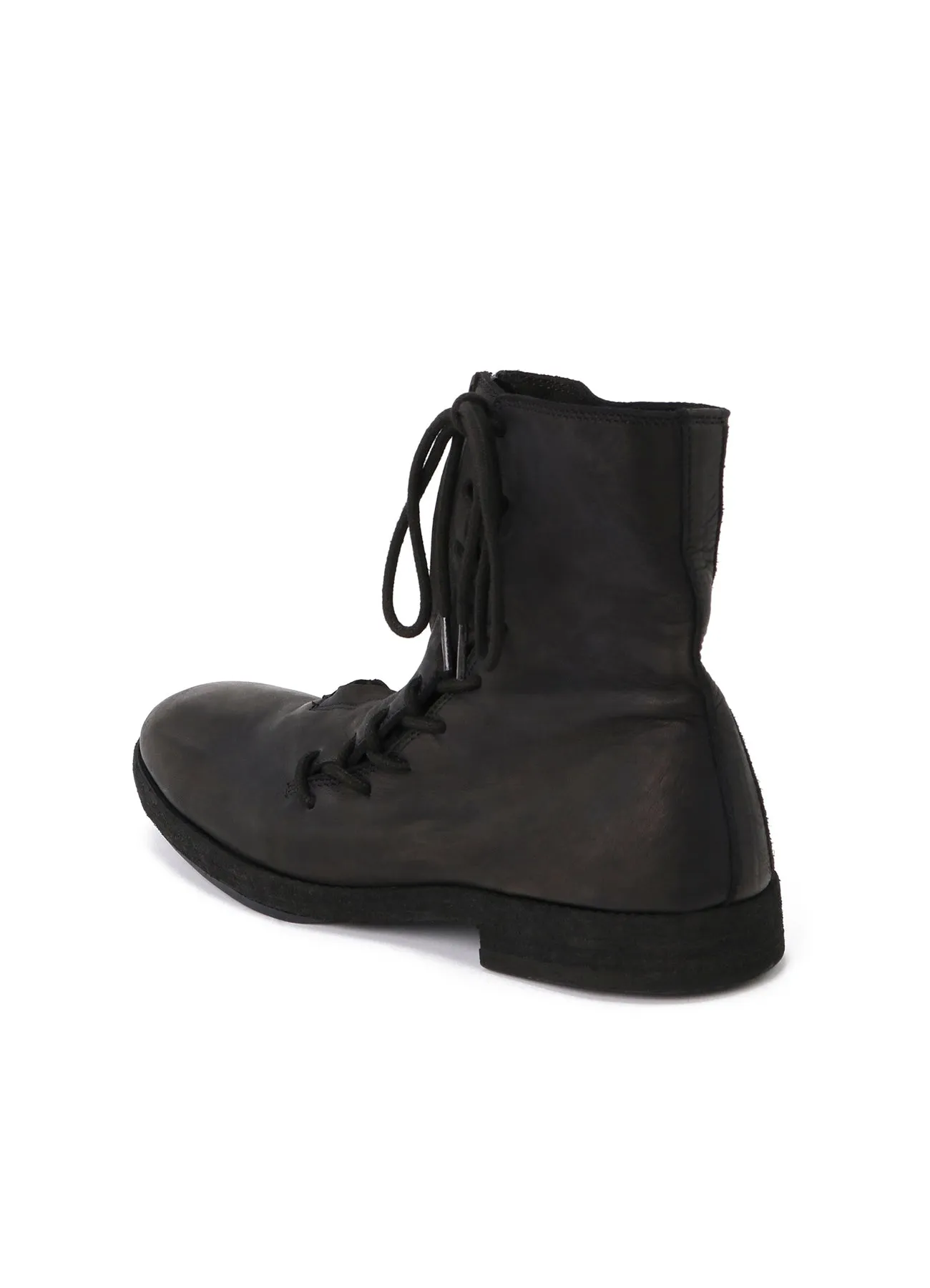PRODUCT DYEING HORSE LEATHER FRONT ZIP BOOTS sold by Yohji Yamamoto product image thumbnail 4