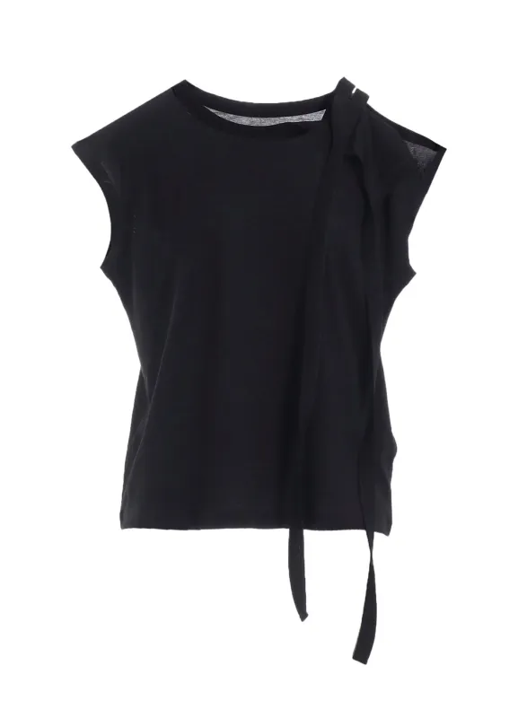 SUPIMA SINGLE JERSEY STRAPPY SLEEVELESS TOP sold by Yohji Yamamoto