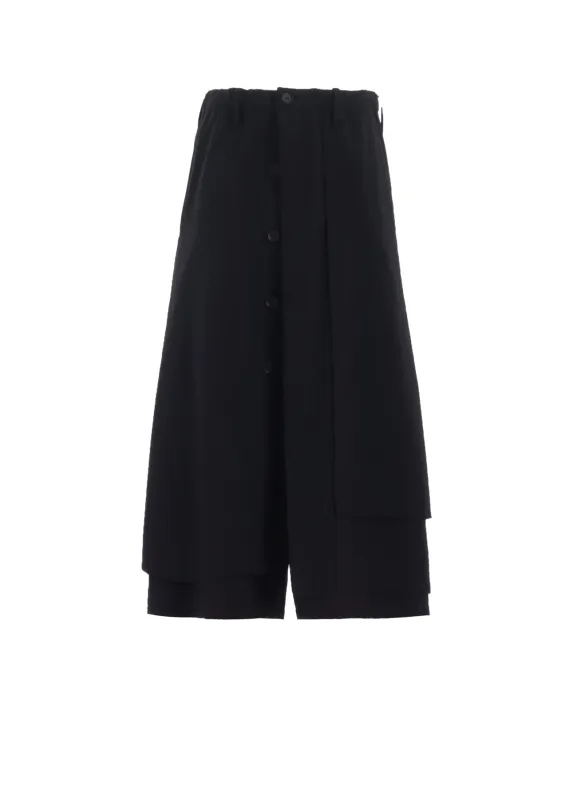 WOOL GAUZE WRAP PANTS made by Yohji Yamamoto
