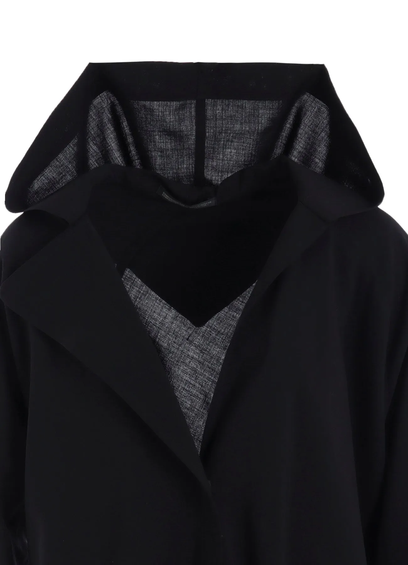 WOOL GAUZE HOOD JACKET sold by Yohji Yamamoto product image thumbnail 5