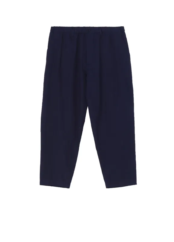 INDIGO DYEING COTTON LINEN DOUBLE STITCH PANTS sold by Yohji Yamamoto