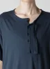 COMBED JERSEY HENRY NECK SHORT SLEEVE T sold by Yohji Yamamoto