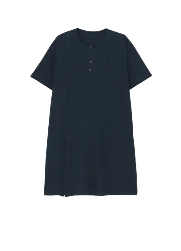 COMBED JERSEY HENRY NECK SHORT SLEEVE T sold by Yohji Yamamoto