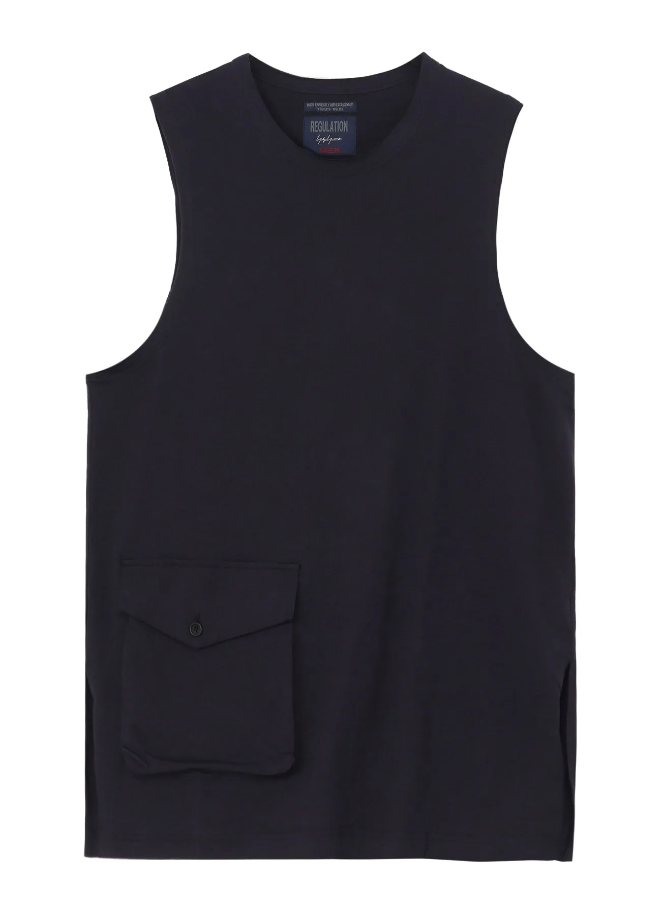 REGULATION JERSEY RELAXED FIT VEST sold by Yohji Yamamoto product image thumbnail 2
