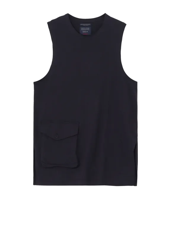 REGULATION JERSEY RELAXED FIT VEST sold by Yohji Yamamoto