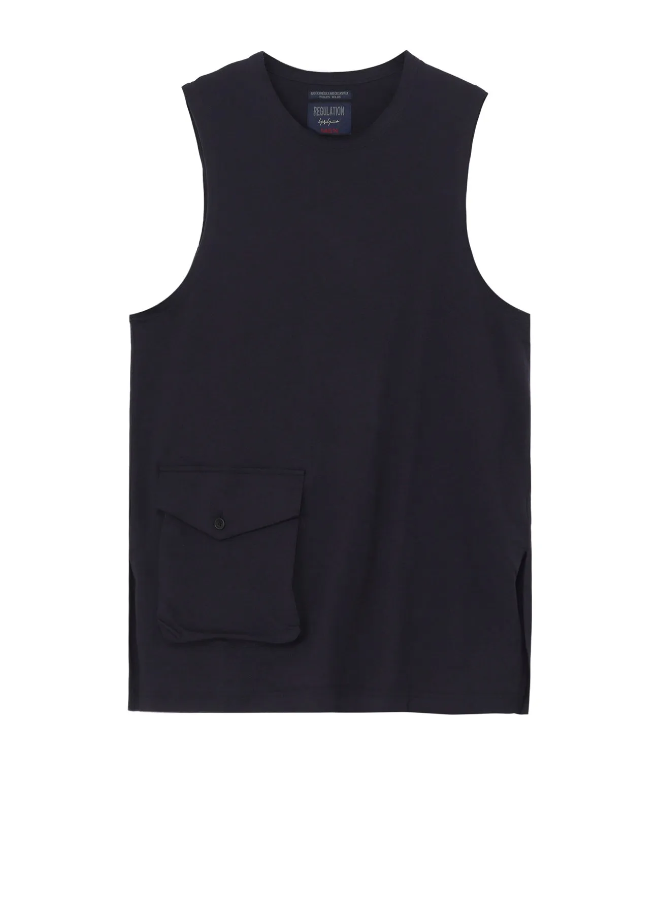 REGULATION JERSEY RELAXED FIT VEST sold by Yohji Yamamoto