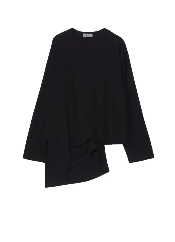 DIORAMA JERSEY ASYMMETRY HEM LONG SLEEVE T sold by Yohji Yamamoto