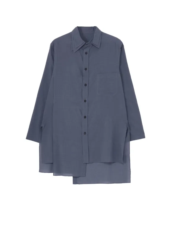 80C/S LOAN DOUBLE LAYER ASYMMETRY BLOUSE sold by Yohji Yamamoto
