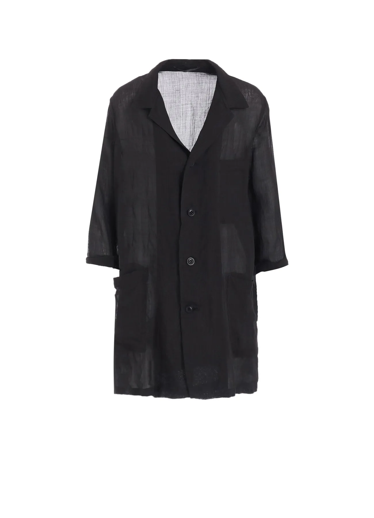RAMIE LAWN 3/4 SLEEVE JACKET sold by Yohji Yamamoto