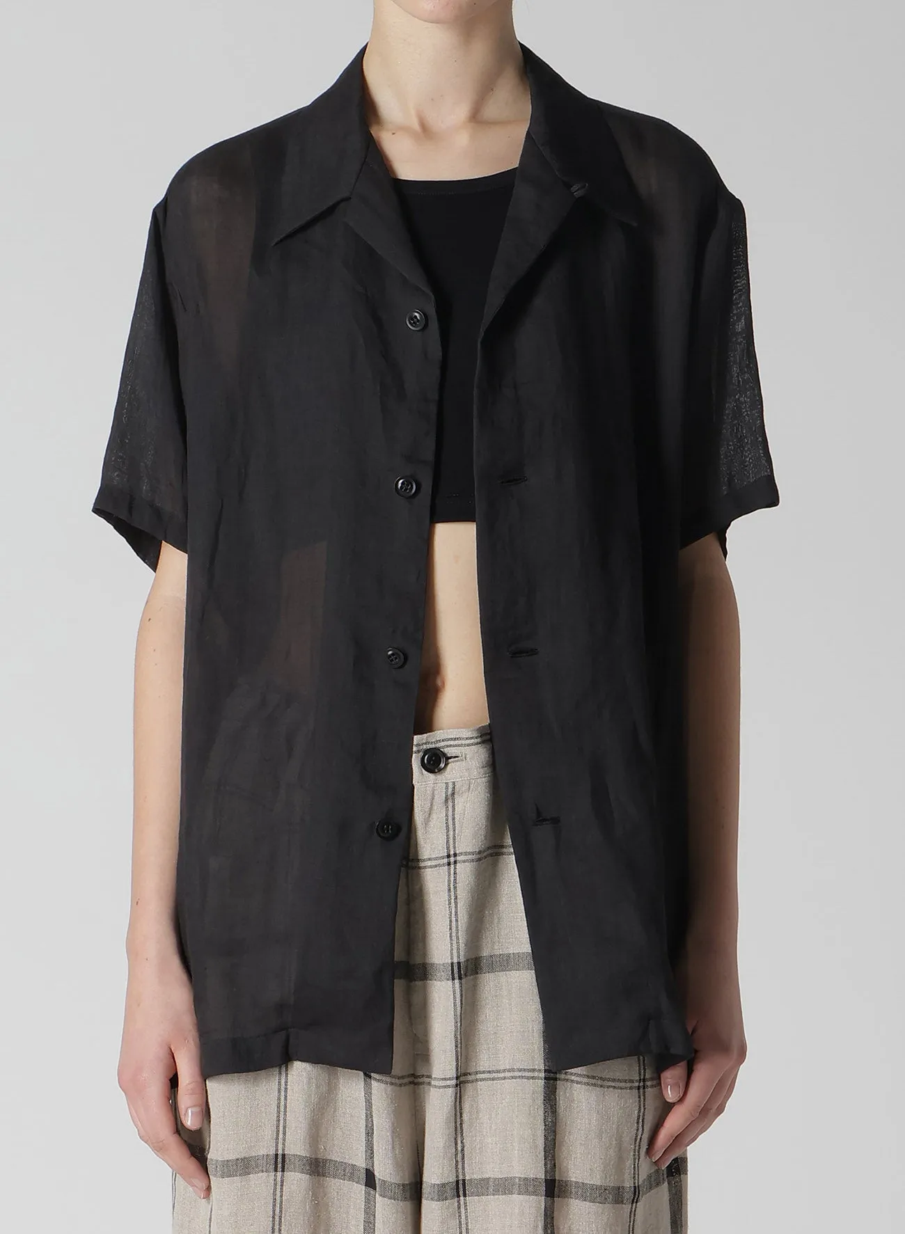 RAMIE LAWN SHIRT sold by Yohji Yamamoto product image thumbnail 4