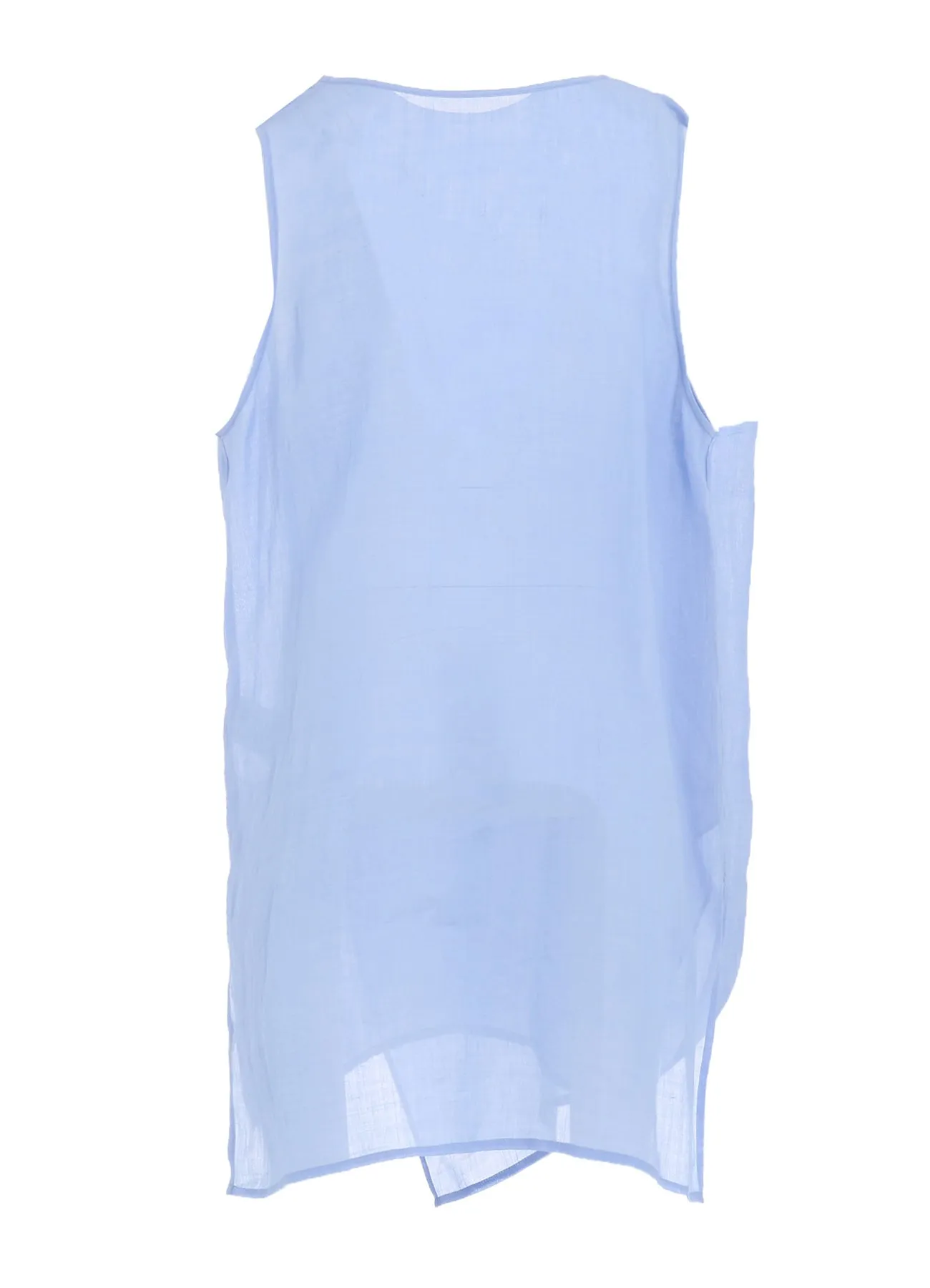 RAMIE LAWN DOUBLE FRONT DRAPE SHIRT sold by Yohji Yamamoto product image thumbnail 3