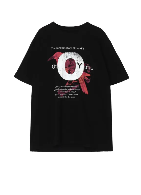 COTTON JERSEY CROW T-SHIRT sold by Yohji Yamamoto