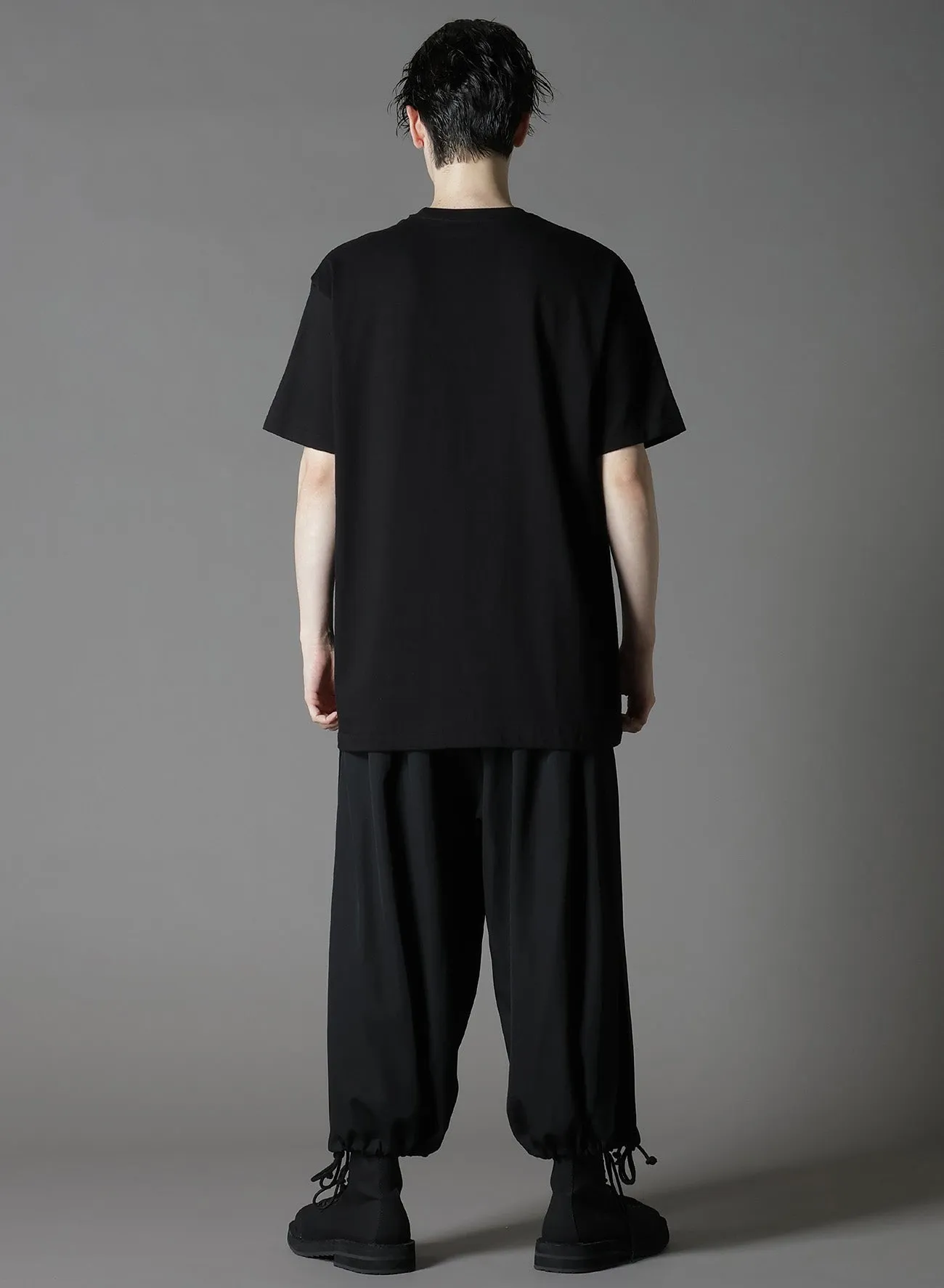 COTTON JERSEY TROMPE-L'OEIL PASSCASE T-SHIRT sold by Yohji Yamamoto product image thumbnail 5