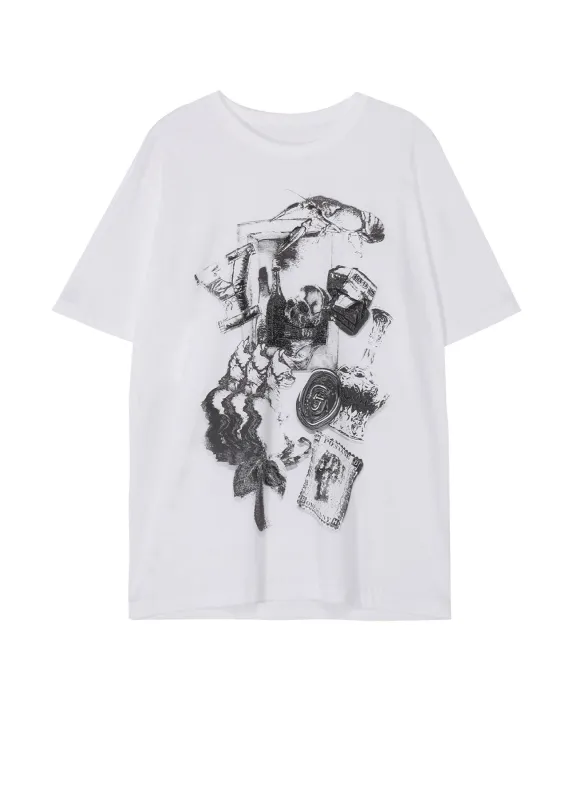 COTTON JERSEY CHAOS T-SHIRT sold by Yohji Yamamoto