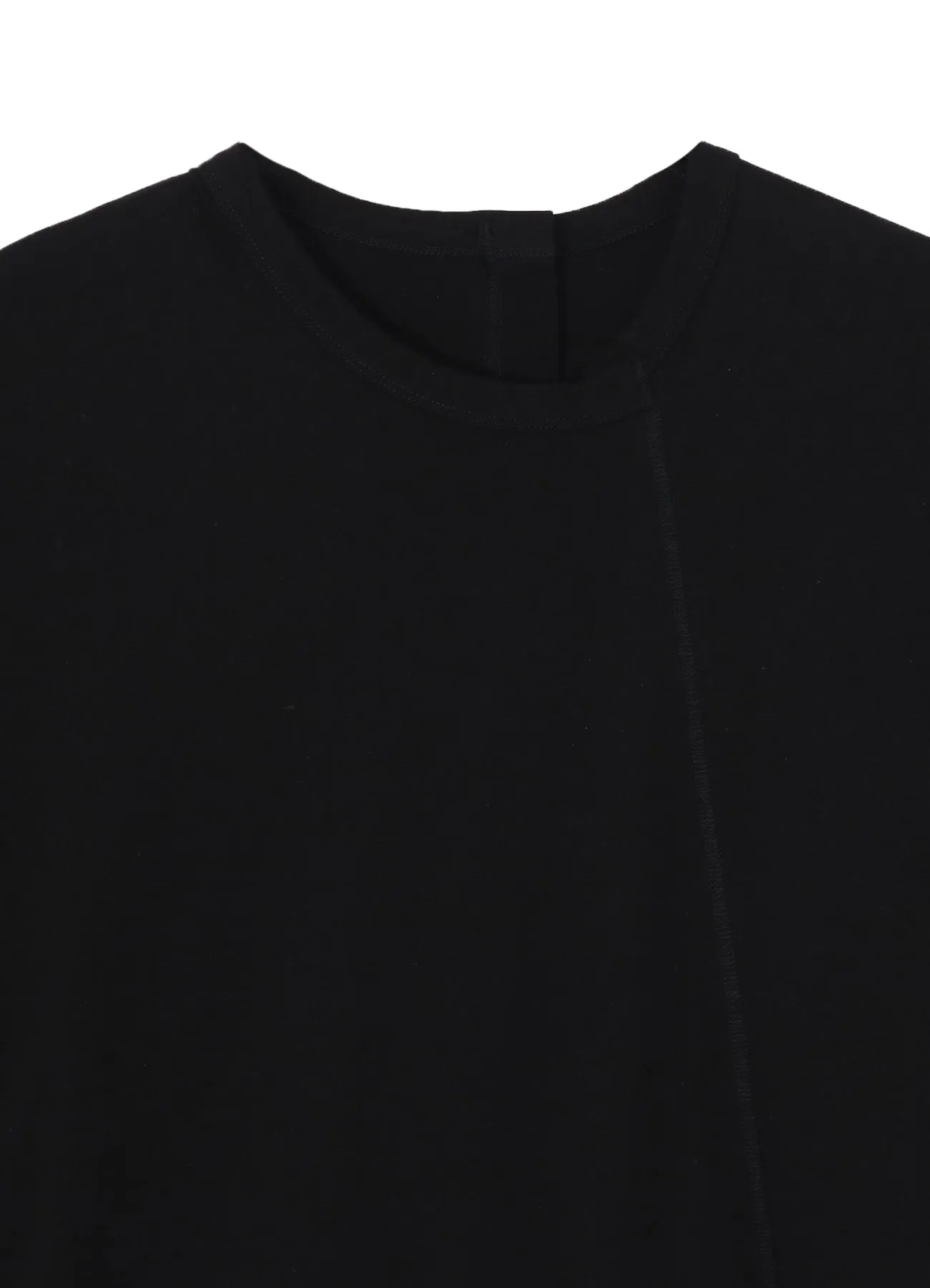 COTTON JERSEY TUCKED JUMBO T-SHIRT SHORT SLEEVES sold by Yohji Yamamoto product image thumbnail 4