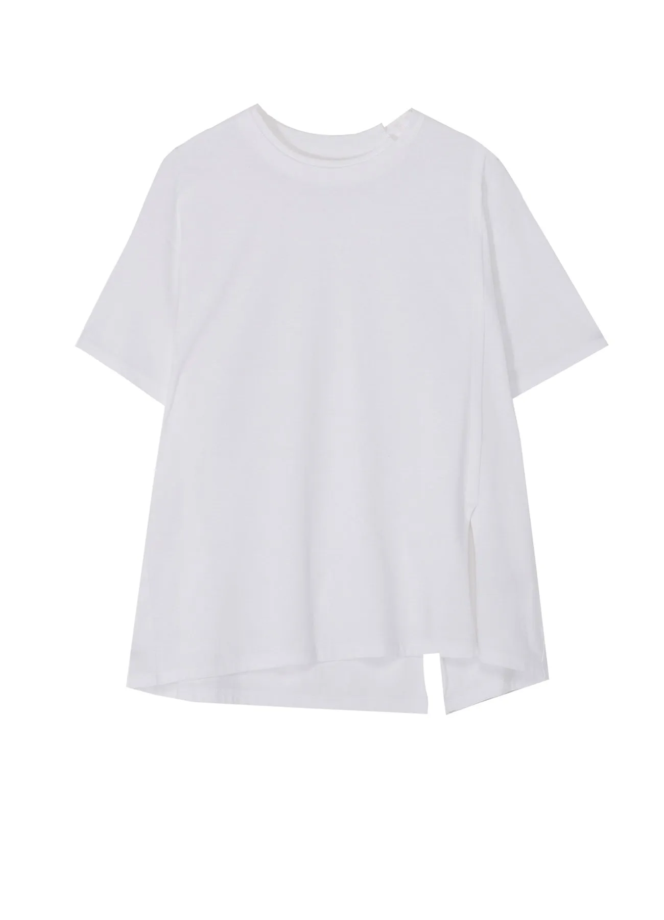 COTTON JERSEY T-SHIRT MIX TIERED T-SHIRT sold by Yohji Yamamoto