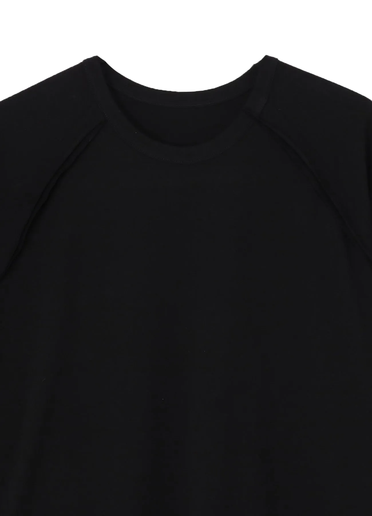 COTTON JERSEY FRONT RAGLAN SLIT T-SHIRT SHORT SLEEVES sold by Yohji Yamamoto product image thumbnail 4