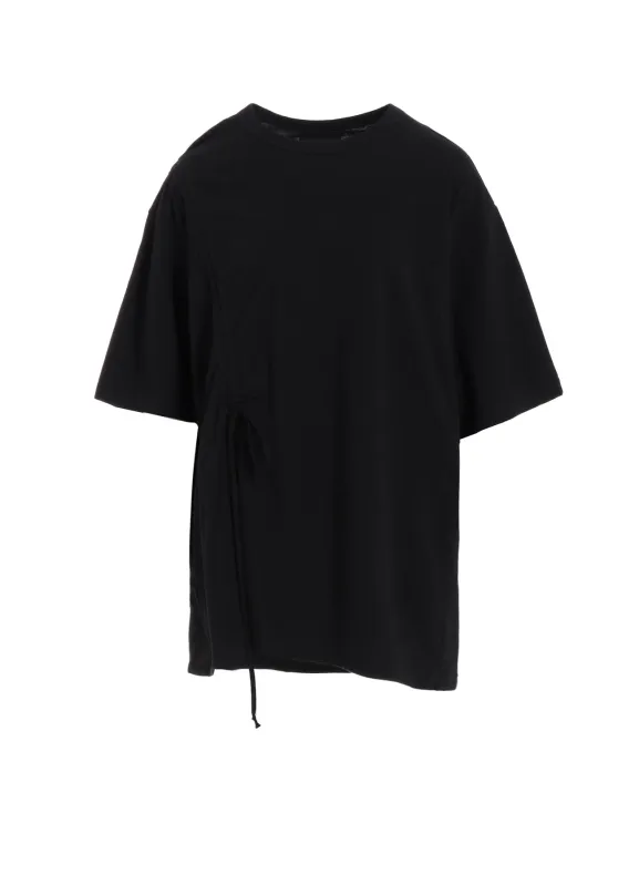 SOFT JERSEY T-SHIRT WITH GATHERED STRINGS sold by Yohji Yamamoto
