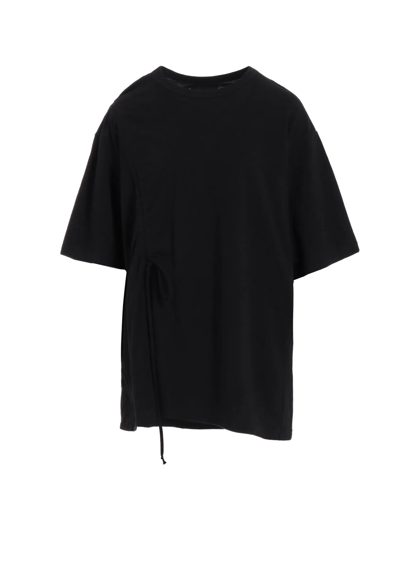 SOFT JERSEY T-SHIRT WITH GATHERED STRINGS sold by Yohji Yamamoto