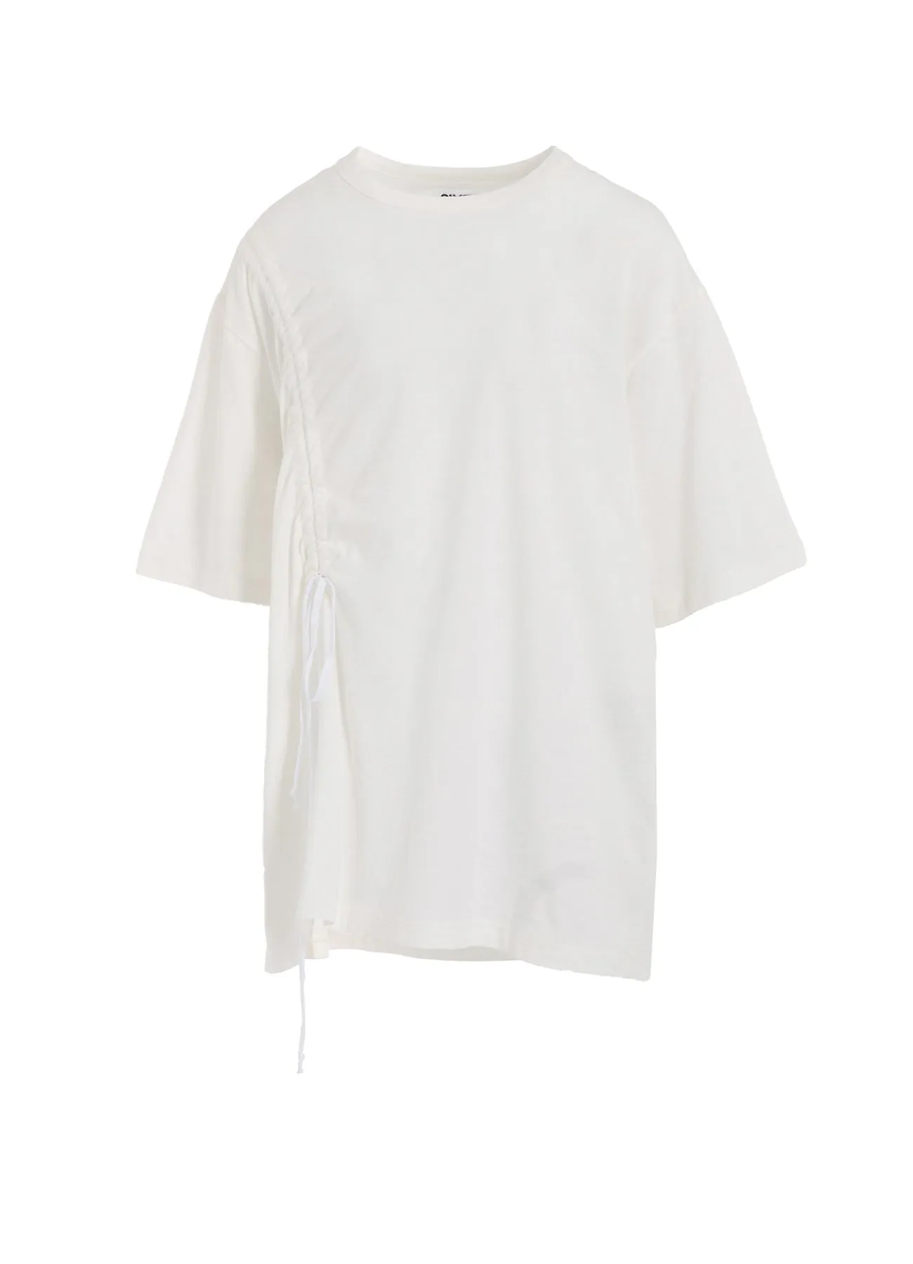SOFT JERSEY T-SHIRT WITH GATHERED STRINGS sold by Yohji Yamamoto